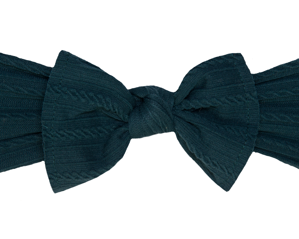 Cable Knit Bows