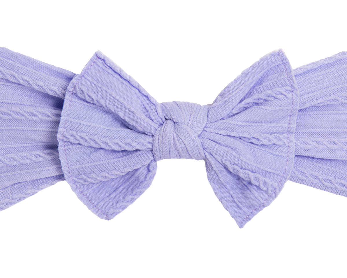 Cable Knit Bows