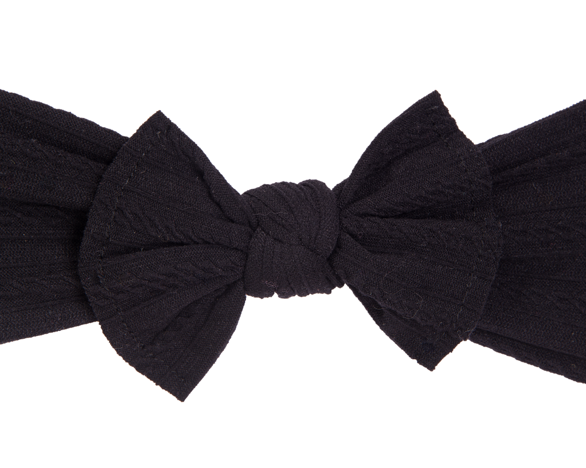 Cable Knit Bows