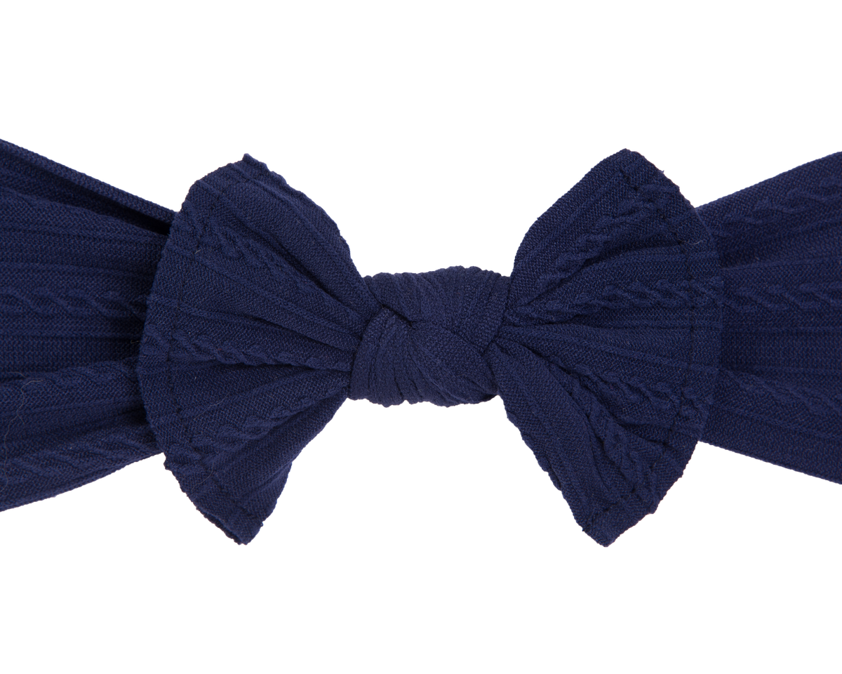 Cable Knit Bows