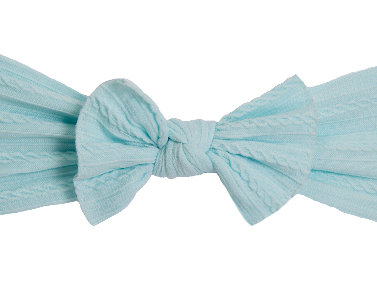 Cable Knit Bows