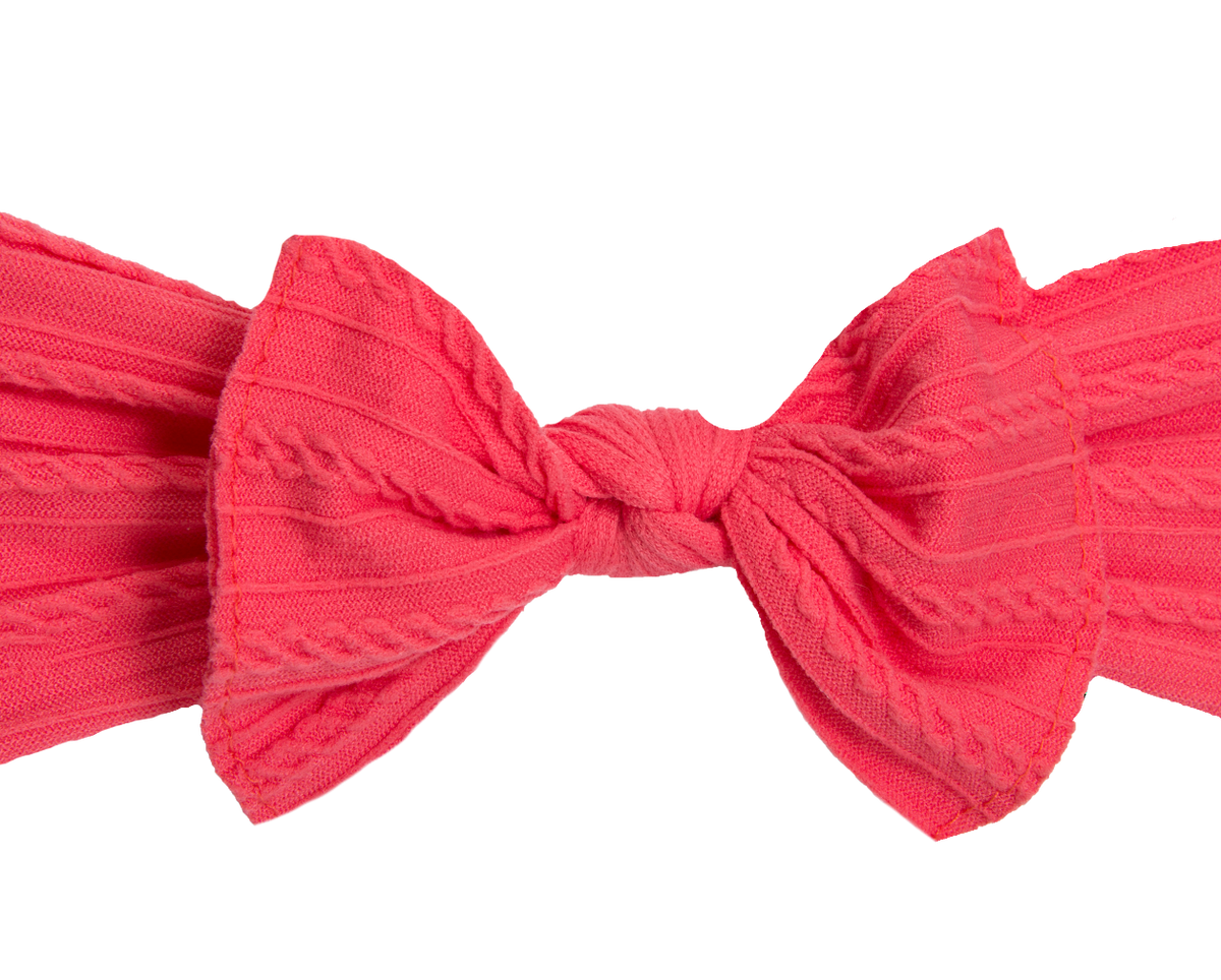 Cable Knit Bows