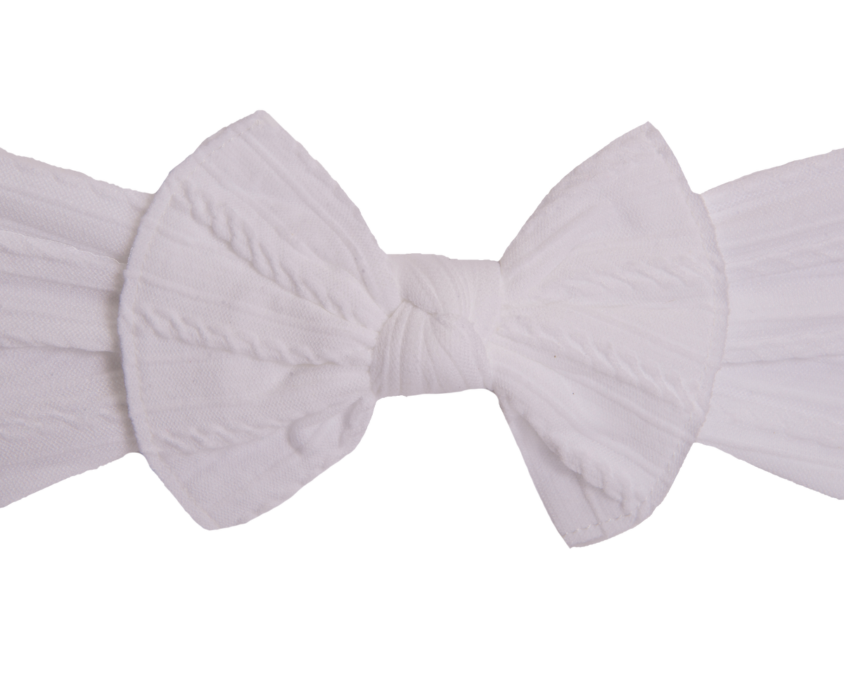 Cable Knit Bows